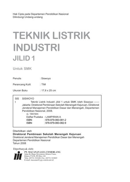 Teknik Listrik Industri(Jilid2).Edt.indd