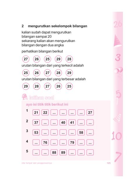 Soal Matematika Kelas 1 Sd Mengurutkan Bilangan
