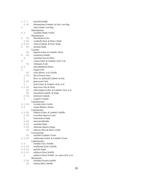 Checklist of the Plants of the Guianas (1992) - Department of Botany ...