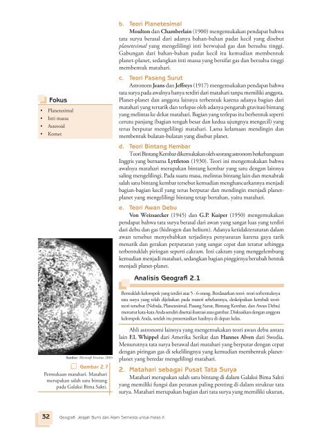 B. Ruang Lingkup Geografi