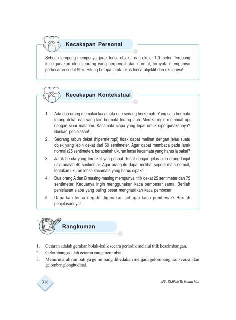 B. Sistem Pencernaan pada Manusia