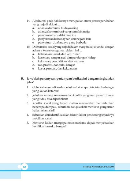 Sosiologi Kontekstual XI