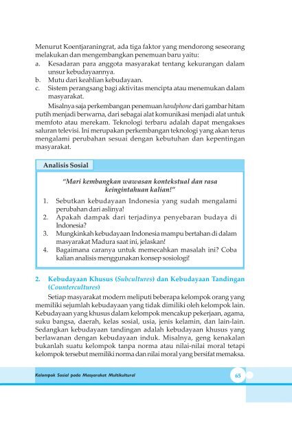 Sosiologi Kontekstual XI