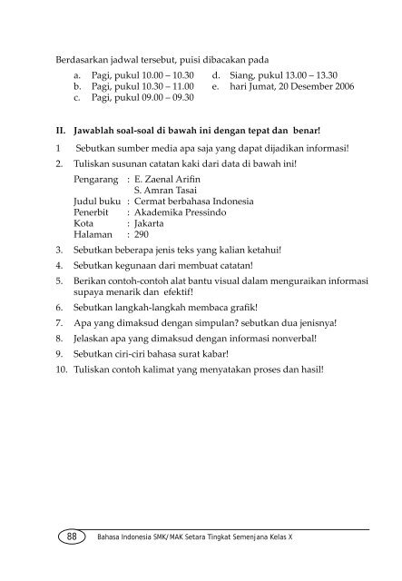 Bahasa Indonesia 1: untuk SMK/MAK