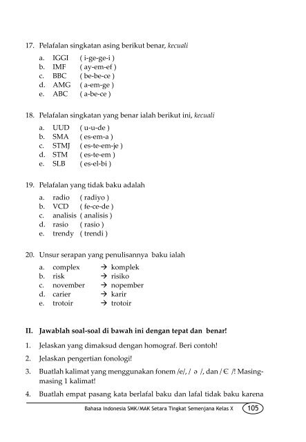 Bahasa Indonesia 1: untuk SMK/MAK