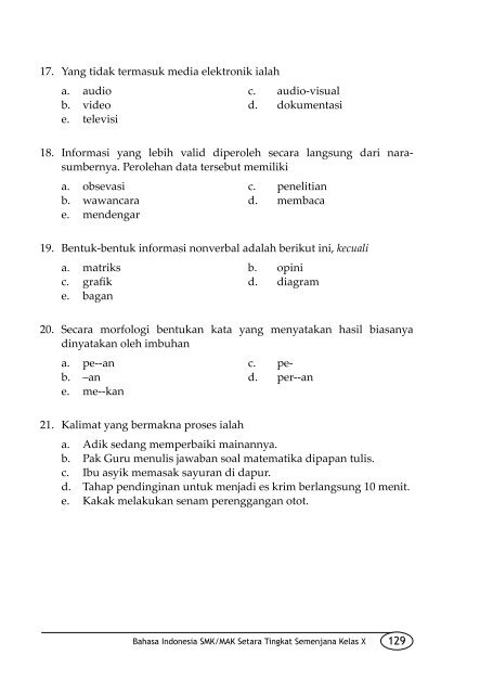 Bahasa Indonesia 1: untuk SMK/MAK