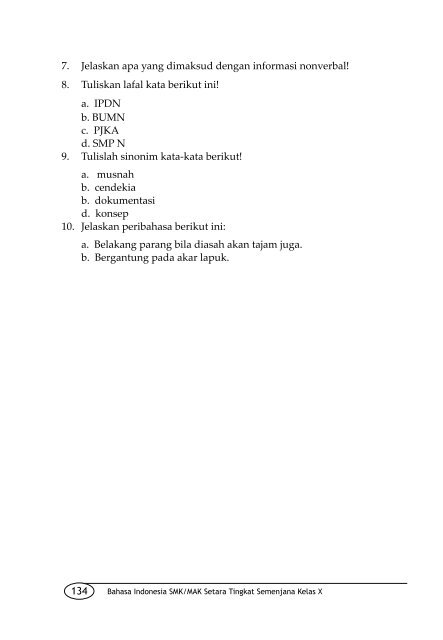 Bahasa Indonesia 1: untuk SMK/MAK