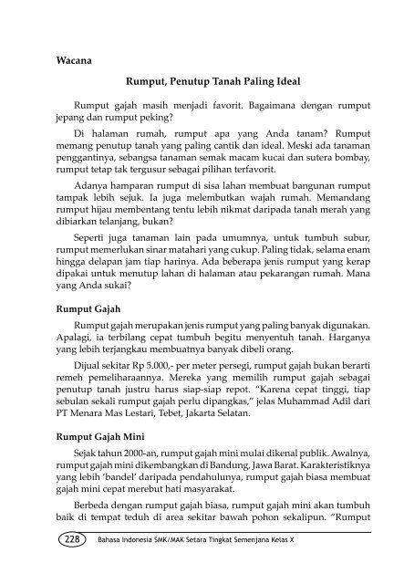 Bahasa Indonesia 1: untuk SMK/MAK