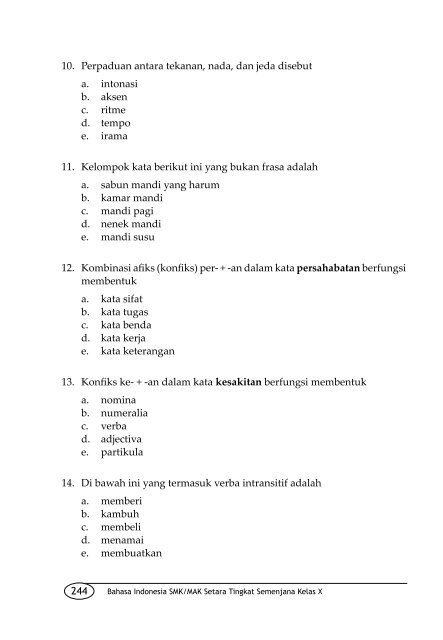 Bahasa Indonesia 1: untuk SMK/MAK