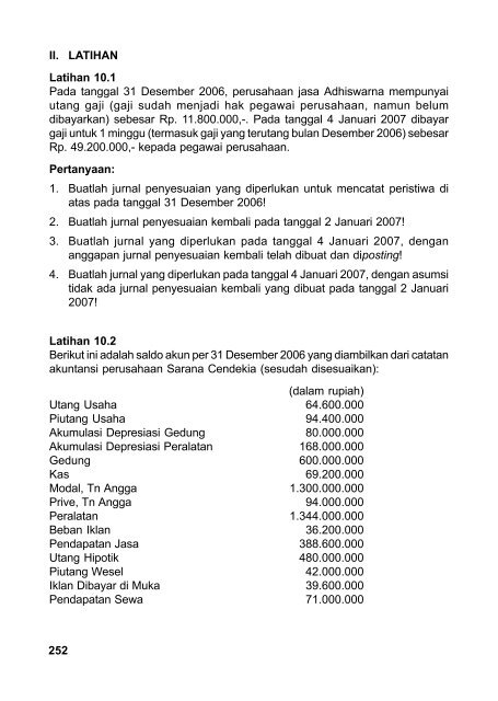 Contoh Soal Dan Jawaban Akuntansi Keuangan Menengah 2