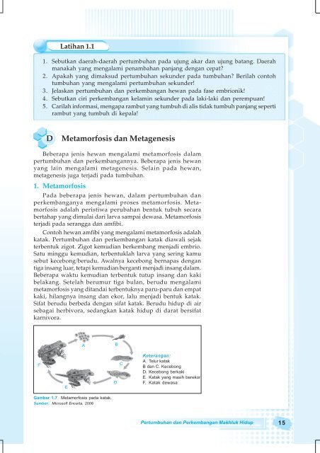 Pertumbuhan dan Perkembangan Makhluk Hidup