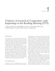 A history of research in Compositae: early beginnings to the ...