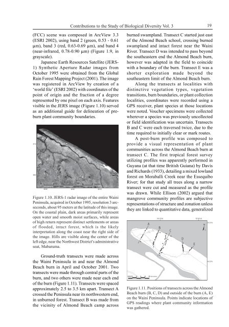 Plant Community Structure, Fire Disturbance, and Recovery in ...