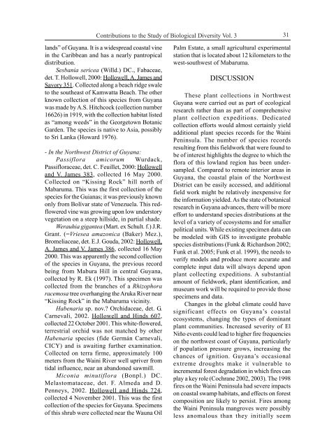 Plant Community Structure, Fire Disturbance, and Recovery in ...