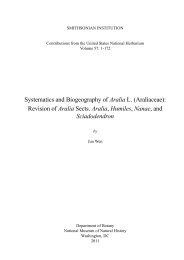 Systematics and Biogeography of Aralia L. (Araliaceae)