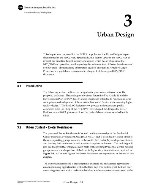 Draft Project Impact Report - Boston Redevelopment Authority