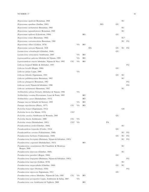 Biological Society of Washington - Department of Botany ...