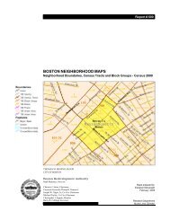 Boston Neighborhood Maps of Census Tracts and Block Groups