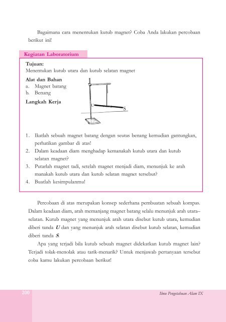 ILMU PENGETAHUAN ALAM untuk Kelas IX SMP/MTs