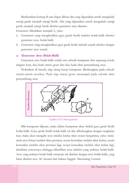 ILMU PENGETAHUAN ALAM untuk Kelas IX SMP/MTs