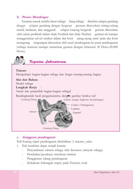 ILMU PENGETAHUAN ALAM untuk Kelas IX SMP/MTs