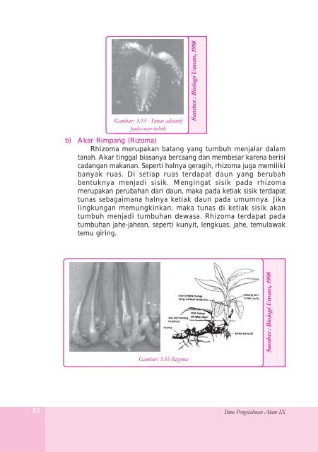 ILMU PENGETAHUAN ALAM untuk Kelas IX SMP/MTs