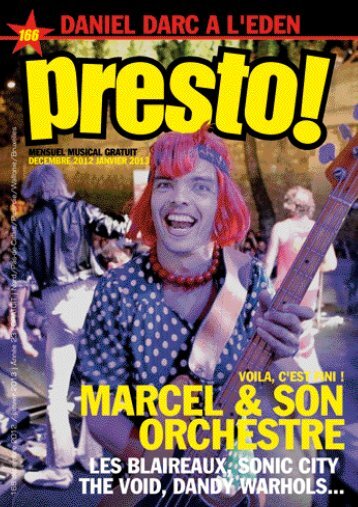 presto 2012 - webzine musical du grand nord