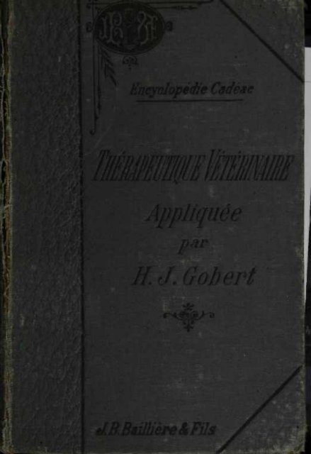 Thérapeutique Vétérinaire Appliquée Usp