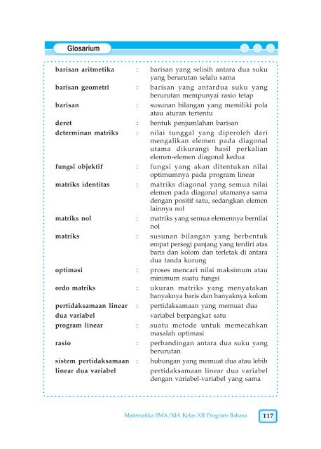 A. Sistem Pertidaksamaan Linear