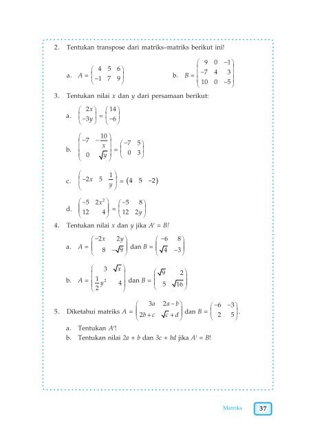 A. Sistem Pertidaksamaan Linear