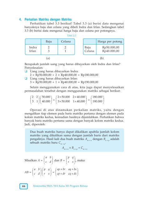 A. Sistem Pertidaksamaan Linear