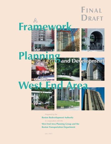 Framework Planning West End Area - Boston Redevelopment ...