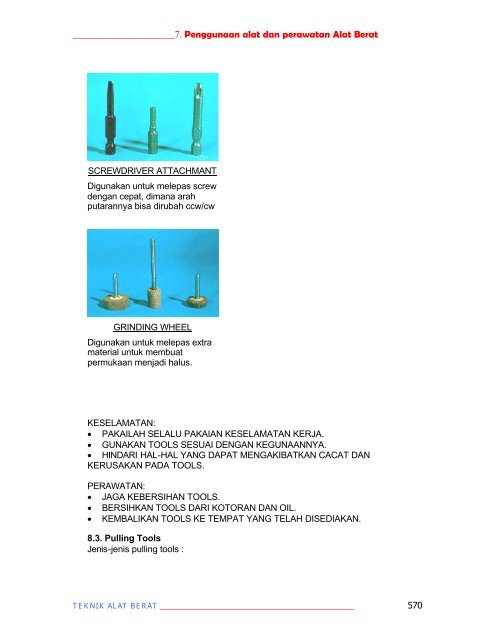 teknik alat berat jilid 3 smk - Bursa Open Source