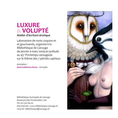 LUXURE & VOLUPTÉ - Carouge