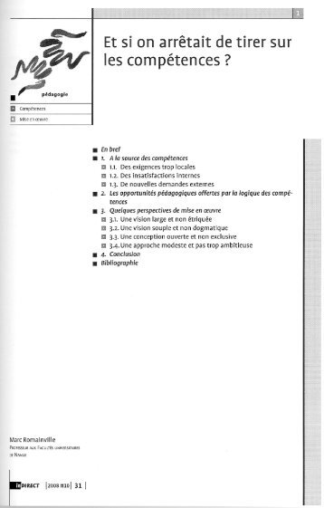 Et si on arrêtait de tirer sur les compétences