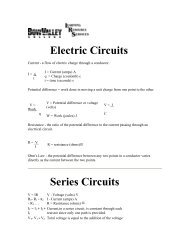 Electric Circuits - Bow Valley College