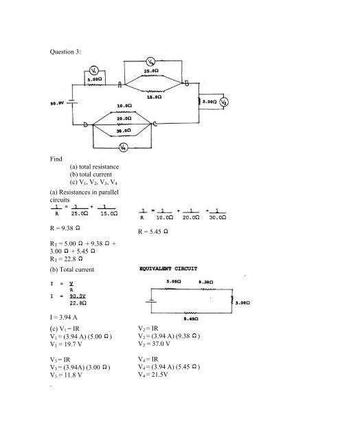 Electric Circuits - Bow Valley College