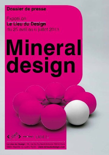 Mineral design - Lieu du Design