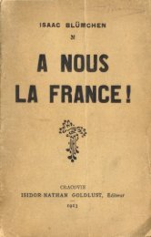 A Nous La France! - LES ANTISEMITES ONT-ILS RAISONS