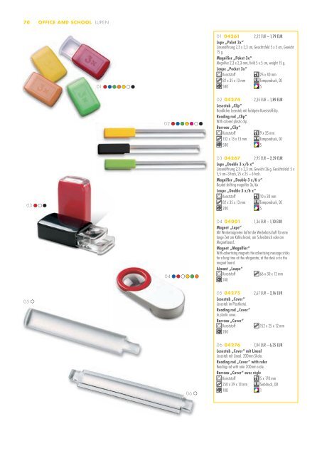 Unser aktueller Promotion Line 2009 Katalog - Branchenbuch ...