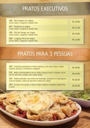 2 - Pratos,Frios,Espetinhos e Petiscos