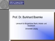 Prof. Dr. Burkhard Boemke - Lehrstuhl für Bürgerliches Recht ...