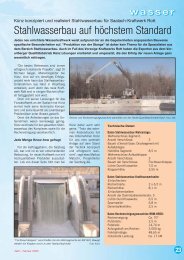Stahlwasserbau auf höchstem Standard