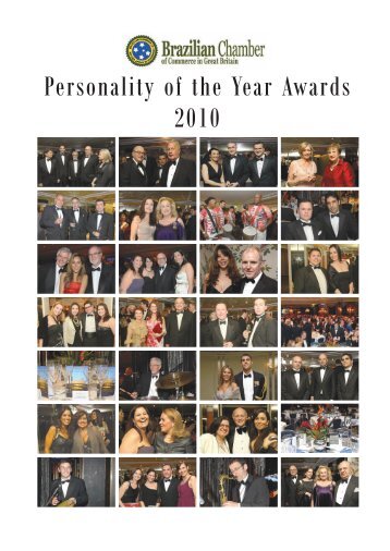 Personality of the Year Awards 2010 - Brazilian Chamber of ...