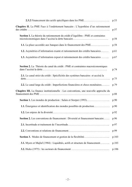 Structure de la dette et Financement des PME_Asma ... - CREPA