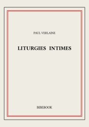 LITURGIES INTIMES - Bibebook
