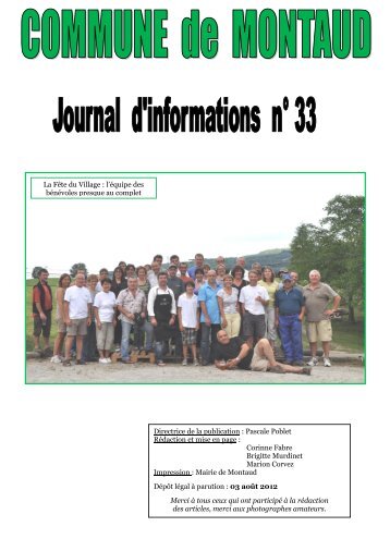 bulletin 33.pdf - Mairie de Montaud