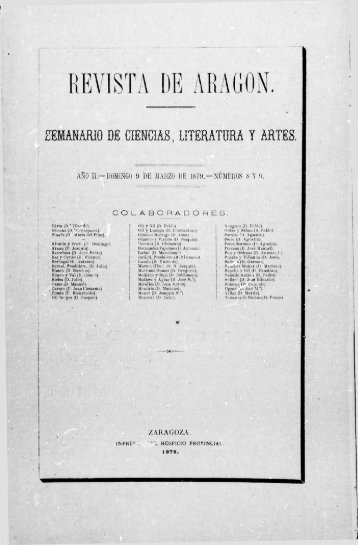 9 de marzo 1879 - Institución Fernando el Católico