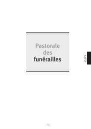 La pastorale des funérailles - L'Eglise catholique ... - Diocèse Poitiers