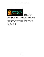 BRIAN FUSONIE as MRYM FUSION S - Brianfusonie.com